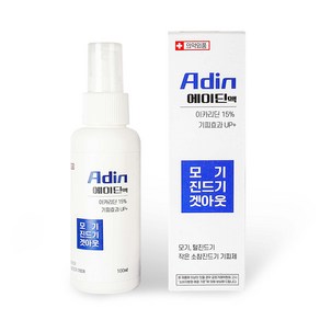 모스헌터 에이딘액 모기 진드기 기피제 고급형, 4개, 100ml