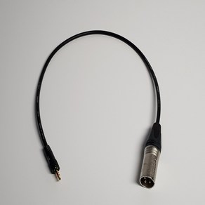 ABK-EC-0.46BX 3.5mm TRS 잠금 to XLR 아트뱅크 [정품] EC-0.46BX URX-P40 URX-P03 UWP-D21 UWP-D11, 1개