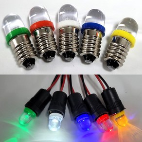 LED 파이롯트 램프 꼬마전구 6V 12V 24V, 24V 그린