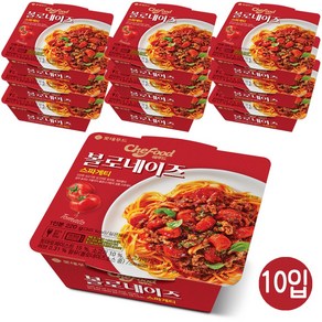 쉐푸드 볼로네이즈 스파게티, 220g, 10개