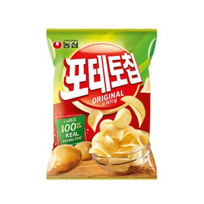 포테토칩 오리지널 감자스낵, 60g, 6개