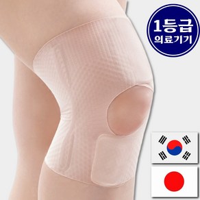 알팩스 의료용 얇은 무릎아대 무릎밴드 무릎보호대, 1개