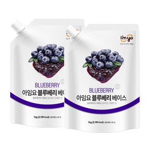 아임요 과일베이스 블루베리 1kg 2개세트, 2개