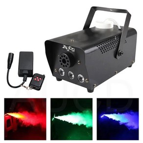 휴대용 400W 안개연기기 & RGB LED등 무대 디스코 DJ 홈파티 공연 분위기 효과 안개기