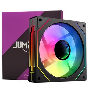 CPU쿨러 컴퓨터쿨러 호환 JUMPEAK PC 케이스 냉각 시스템 워터 저소음 RGB 팬 선풍기 5V ARGB 인피니트 미러 효과 MS120 120mm, 1) 1 Black Fan - A-RGB - Fowa, 1개, 없음