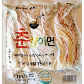 건강한 밥상 칼국수면 삼색면 (춘향이면) 업소용 10kg 60인분, 1개