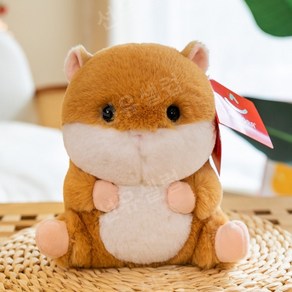 시뮬레이션 동물 인형 피규어 장난감 선물, 14 cm, 햄스터, 1개