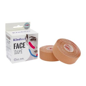 kindmax kinesiology tape fo 자전거 핸들 바 랩 테이핑 테이프, 2.5cm x 5m 2롤, 협력사, 베이지, 2개