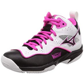 MIZUNO [Mizuno] 농구화 신인 BB5 주니어 화이트 X Black Pink 24.0 cm 2e