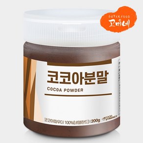 고미네 코코아가루(카카오분말) 무첨가 100% 파우더, 200g, 1개