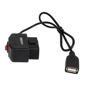 Obd 하드 와이어 세트 usb 자동차 충전 케이블 스위치 5 v usb 여성 어댑터 부품 캠코더 dvr에 대 한 usb 전원 충전