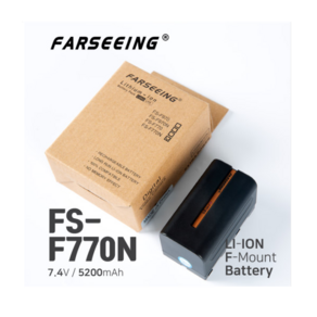 FS-F770N F마운트 배터리 FS-770N 파싱 [정품] 소니 릴리풋 LILLIPUT A5 A7S A8S LP260C, 1개