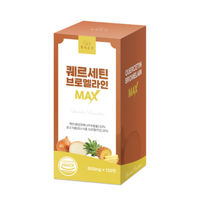 웰빙곳간 퀘르세틴 브로멜라인 MAX 회화나무추출물 효소 식품 고함량 18000mg