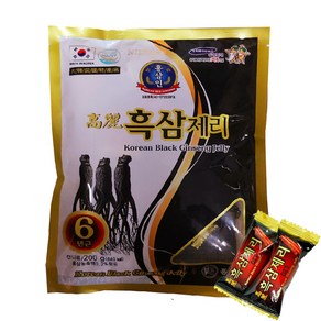 6년 고려 흑삼젤리 200g X 40봉지 흑삼, 40개