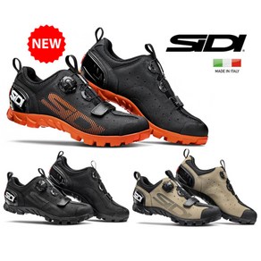 SIDI 시디 SD15 MTB 아웃도어 겸용 자전거 클릿슈즈, 45(280mm), BLACK ORANGE