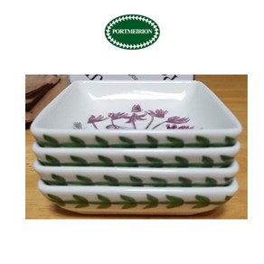 포트메리온 보타닉가든 사각 미니접시 세트, 혼합색상, 1세트