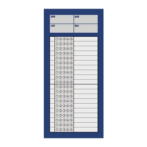 오지선다 OMR 카드 떡메모지 2color [오엠알 답안지 공시생 시험공부 연습 고등학생 메모지 떡메]