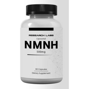 연구실 리포솜 NMNH(NMN 대체제) 1회 제공량 500mg  위 NAD+ 수치 높이기 위 60캡슐(디하이드로노틴아미드 모노뉴클레오타이드) NAD, 연구실 리포솜 NMNH(NMN 대체제) 1회 제공량 5, 1개, 60정