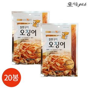 서울지앤비 철판구이 오징어 18g x 20봉