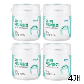 애터미 자일리톨 껌, 4개, 100g