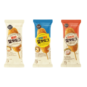 올반 크런치 찰핫도그 10봉, 찰핫도그 5봉 + 크런치 5봉, 10개, 80g