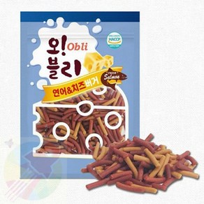 WZK 연어 치즈버거100G 강아지건강간식, 100g, 1개