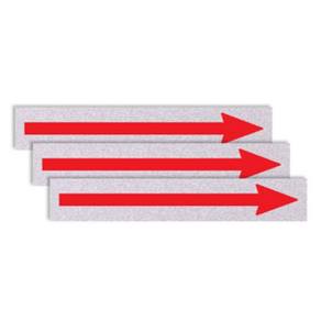 쁘띠팬시 F2531 펄 싸인 표지판 180 x 30 mm, 오른쪽화살표, 3개입
