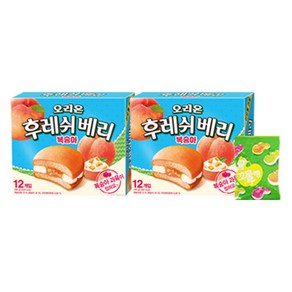 오리온 후레쉬베리 복숭아맛 336g (사은품 증정), 2개