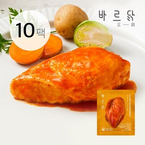 바르닭 소스품은 닭가슴살 리얼커리, 10개, 100g