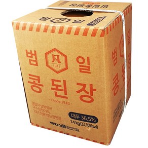 범일 콩된장 특대입자, 14kg, 1개