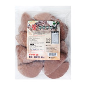 원주치악산식품 찰수수부꾸미, 1.2kg, 2개