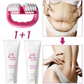 슬림핏 바디로션 마사지 롤러가 있는, 2개, 160g