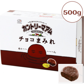 [일본직배]Fujiya 후지야 컨트리 마암 초코 투성이 500g, 1개