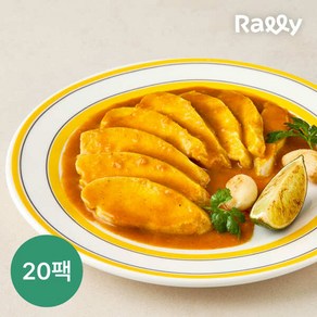 [랠리] 소스 닭가슴살 푸팟퐁커리맛 100g 20팩, 푸팟퐁커리맛 20팩, 20개