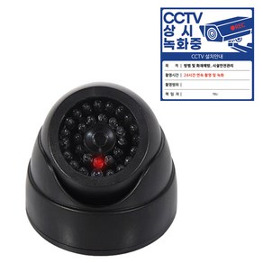 다감컴퍼니 모형 CCTV 가짜 CCTV 최고급형 적외선(IR) 돔카메라, 1개