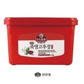 인산가 죽염고추장 순한맛 2.5kg ( 국내산 콩 사용), 1개