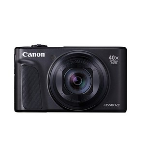 Canon 컴팩트 디지털 카메라 PoweShot SX740 HS 블랙 광학 40배 줌4K 동영상Wi-Fi 대응 PSSX740HSBK