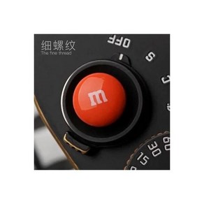 금속 볼록 표면 셔터 릴리즈 버튼 Fujifilm XT4 XT XT2 X, M Wod Oange, 1개