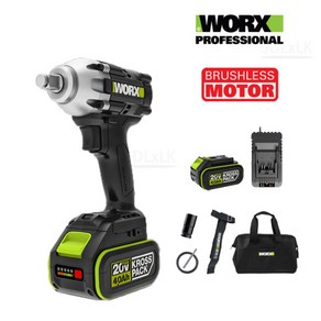 웍스 WORX 20V WE270 전동 임팩 렌치 브러시리스 충전 핸드 임팩트 드릴 4 암페어