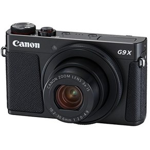 Canon 컴팩트 디지털 카메라 PoweShot G9 X Mak II 블랙 1.0인치 센서F2.0 렌즈광학 3배 줌 PSG9XMARKIIBK