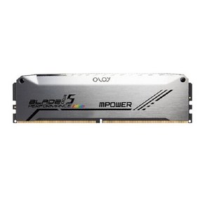 [OLOy ] DDR5 PC5-6000 CL28 BLADE RGB MPOWER SILVER [32GB(16GB*2)] (6000), 1개