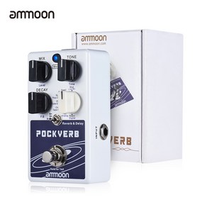 Ammoon POCKVERB 기타 이펙터 페달