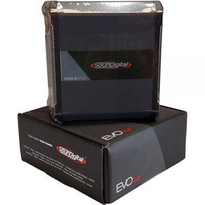 SounDigital 카오디오 차량용 부품 해외 - 자동차 풀 레인지 앰프 400.2-2 채널 400와트 RMS 4옴 그레이 EVO4.0 프로페셔널 품질, SounDigital 카오디오 차량용 부품 해외 - 자