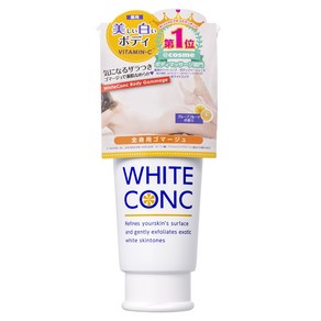 일본 WHITE CONC 화이트콘크 하얀피부톤 화이트닝 각질제거 스크럽 바디고마쥬 C II, 180g, 1개