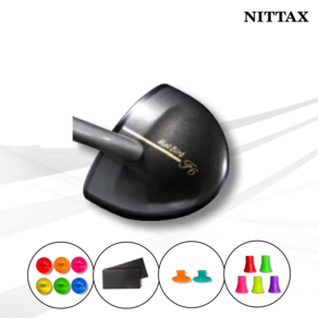 니탁스 파크골프채 F6 파크 골프 NITTAX, 블랙