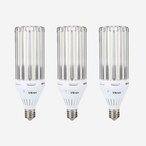 KS 비츠온 LED EL 투명 75W 콘램프 E39, 3개, 주광색