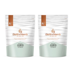 베티나르디 로즈플라워 차 허브티 리필 지퍼백, 40g, 1개입, 2개