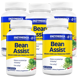 엔자이메디카 빈어시스트 Enzymedica BeanAssist, 5개, 30정