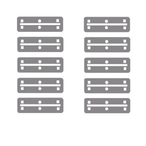 시크리트몰 어항 스크래퍼날 스크래퍼 리필 교체날 62x16mm 10P, 10개