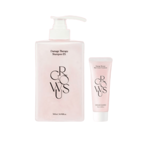 그로우어스 데미지 테라피 샴푸 EX 500ml +트리트먼트 50g, 1세트